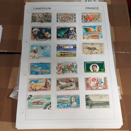 203 - French colonies, substantial collection on album sheets, many 100's mint and used from early to rece... 
