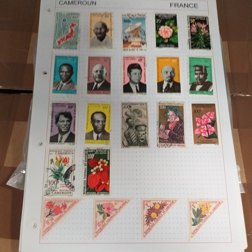 203 - French colonies, substantial collection on album sheets, many 100's mint and used from early to rece... 