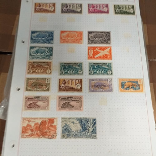203 - French colonies, substantial collection on album sheets, many 100's mint and used from early to rece... 
