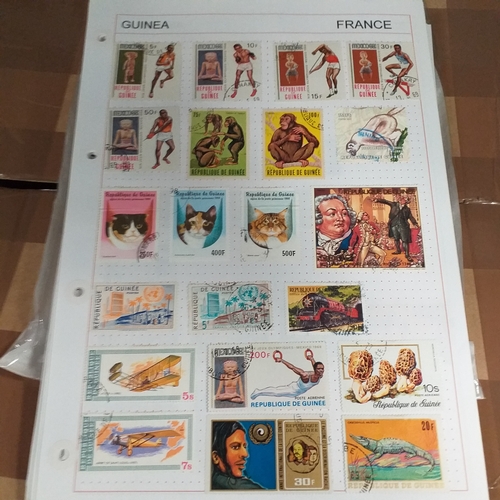 203 - French colonies, substantial collection on album sheets, many 100's mint and used from early to rece... 