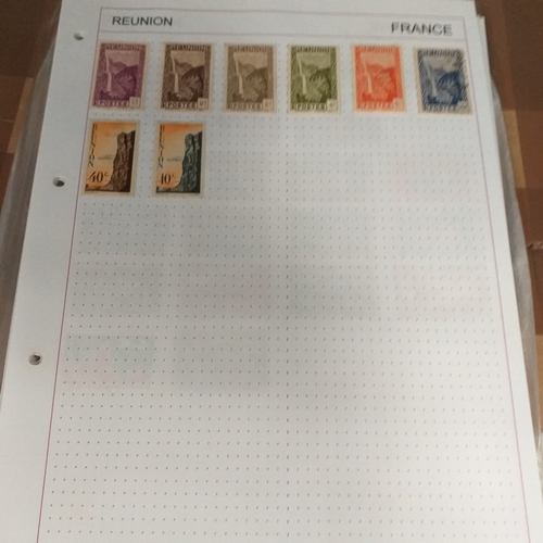 203 - French colonies, substantial collection on album sheets, many 100's mint and used from early to rece... 