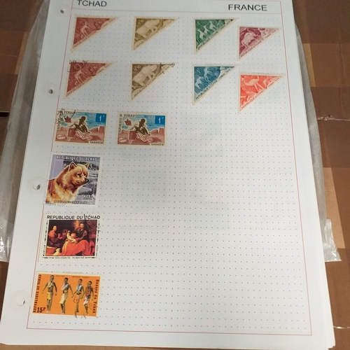 203 - French colonies, substantial collection on album sheets, many 100's mint and used from early to rece... 