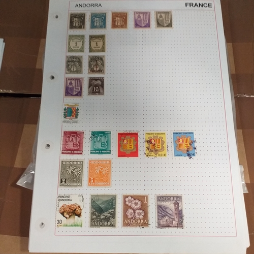 203 - French colonies, substantial collection on album sheets, many 100's mint and used from early to rece... 