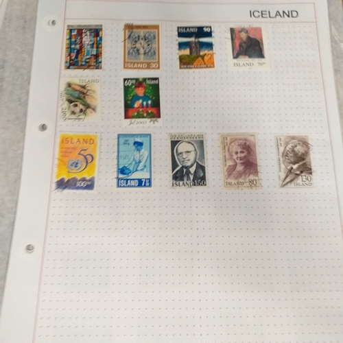 230 - Iceland small collection on 9 album pages, from early to recent (2005) good basis for expansion.