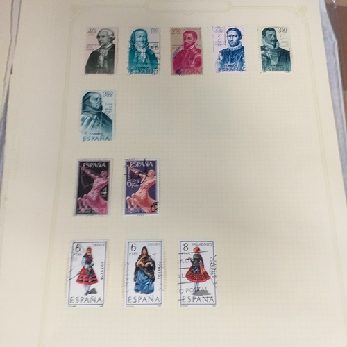 291 - Spain. Early, mostly used  collection to 1970's on 18 pages incl 4 covers - 328 stamps