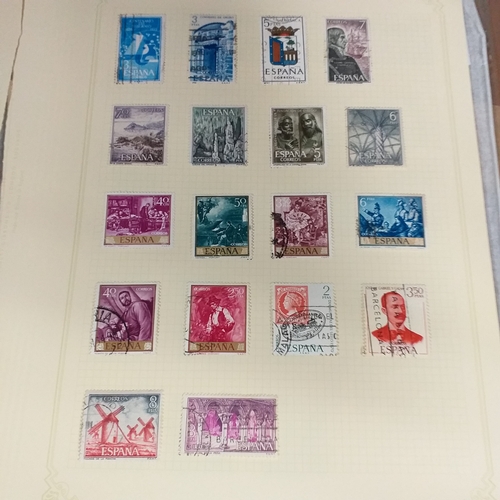 291 - Spain. Early, mostly used  collection to 1970's on 18 pages incl 4 covers - 328 stamps