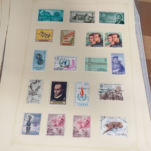 291 - Spain. Early, mostly used  collection to 1970's on 18 pages incl 4 covers - 328 stamps