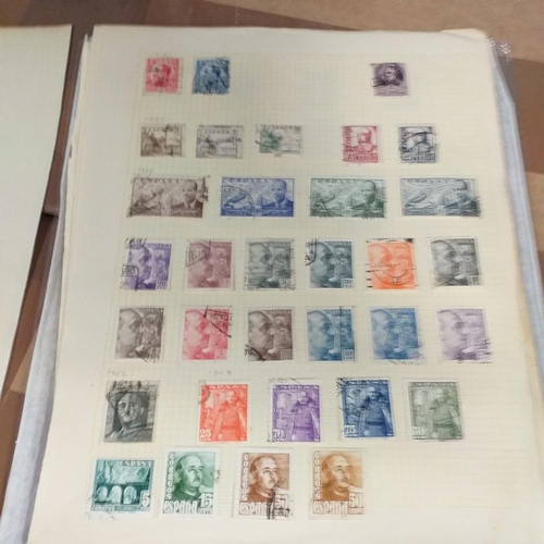 291 - Spain. Early, mostly used  collection to 1970's on 18 pages incl 4 covers - 328 stamps