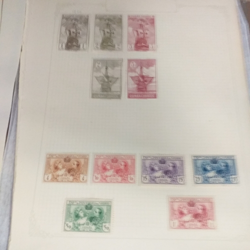 291 - Spain. Early, mostly used  collection to 1970's on 18 pages incl 4 covers - 328 stamps
