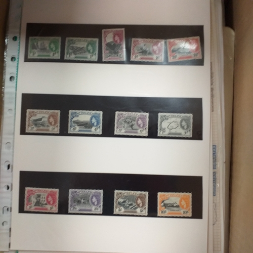 10 - Box: Album Sheets, all World, approximately 300 sheets, with no specific order. Good potential with ... 