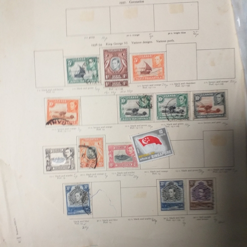 29 - Box of album leaves - 100's mostly Commonwealth, some foreign - viewing required