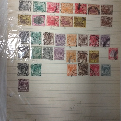 29 - Box of album leaves - 100's mostly Commonwealth, some foreign - viewing required