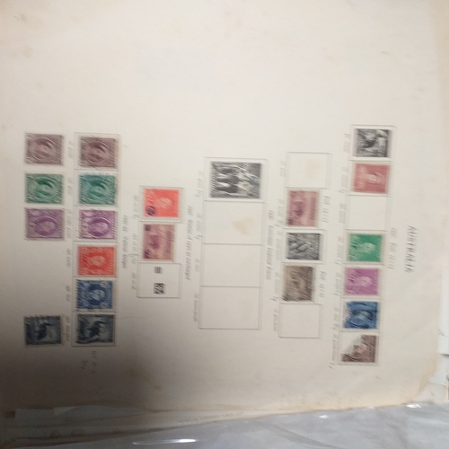 29 - Box of album leaves - 100's mostly Commonwealth, some foreign - viewing required