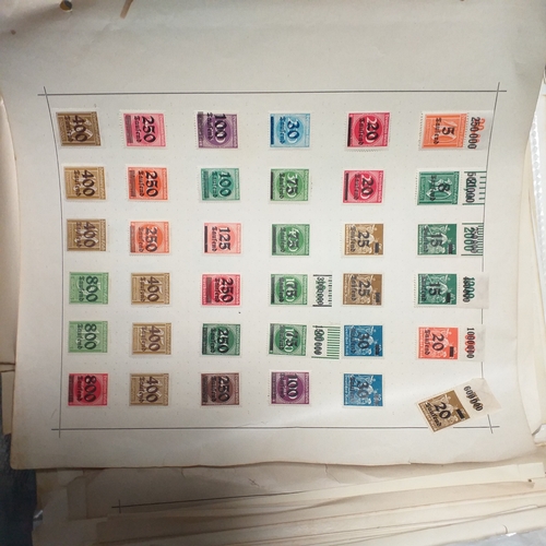 29 - Box of album leaves - 100's mostly Commonwealth, some foreign - viewing required