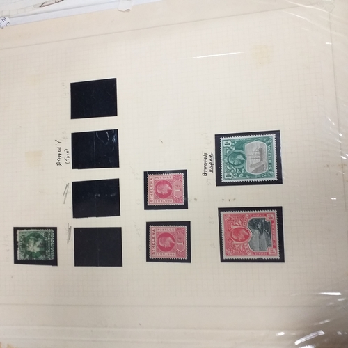 30 - Box of album leaves - 100's mostly Commonwealth, some foreign - viewing required