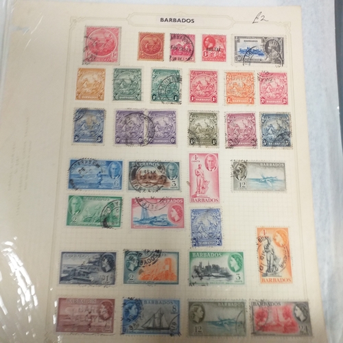 30 - Box of album leaves - 100's mostly Commonwealth, some foreign - viewing required