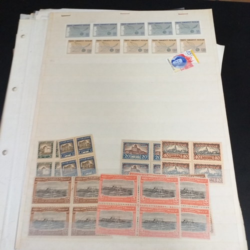 30 - Box of album leaves - 100's mostly Commonwealth, some foreign - viewing required