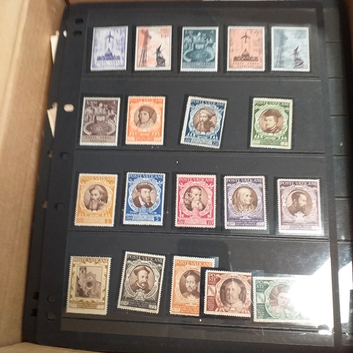 34 - Box of San Marino material, a few Hagners but mostly sets and singles in envelopes all sorted, inclu... 
