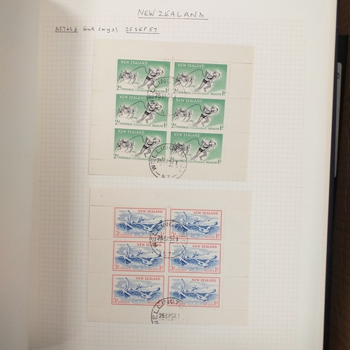 8 - Box: New Zealand, 7 albums and stock books with mainly used collections, including a good range of i... 