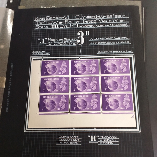 1 - Box containing a huge selection of stamps on leaves and album pages, collections a number of which a... 