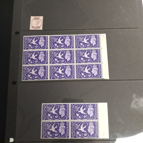 1 - Box containing a huge selection of stamps on leaves and album pages, collections a number of which a... 