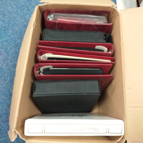 2 - Naked wines box containing 7 albums incl GB Silk Cover collection (2 albums), Disney, 1986 Royal Wed... 