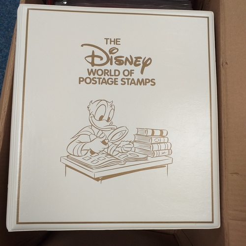 2 - Naked wines box containing 7 albums incl GB Silk Cover collection (2 albums), Disney, 1986 Royal Wed... 