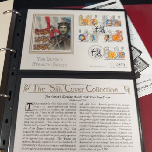 2 - Naked wines box containing 7 albums incl GB Silk Cover collection (2 albums), Disney, 1986 Royal Wed... 