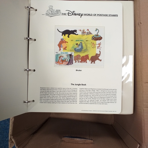 2 - Naked wines box containing 7 albums incl GB Silk Cover collection (2 albums), Disney, 1986 Royal Wed... 
