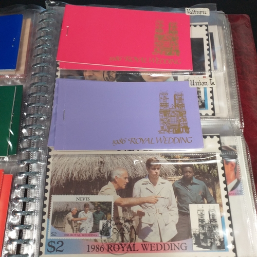 2 - Naked wines box containing 7 albums incl GB Silk Cover collection (2 albums), Disney, 1986 Royal Wed... 