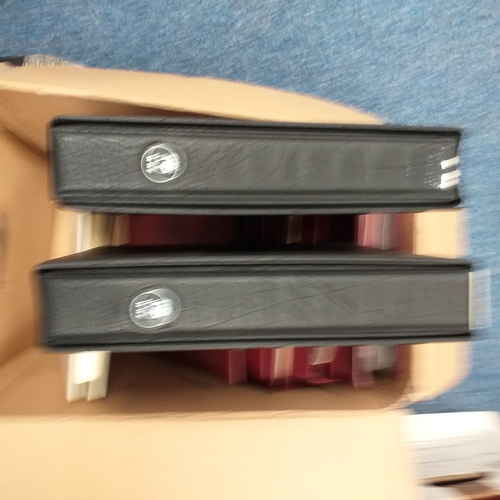 2 - Naked wines box containing 7 albums incl GB Silk Cover collection (2 albums), Disney, 1986 Royal Wed... 