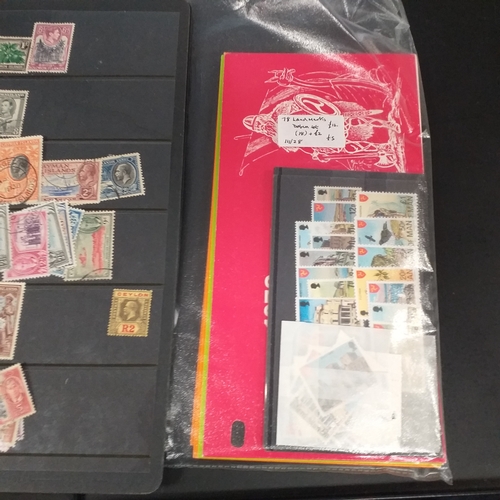 3 - Glory Box: Mainly British Commonwealth, with quantity of mint and used stamps on stock cards, sheets... 