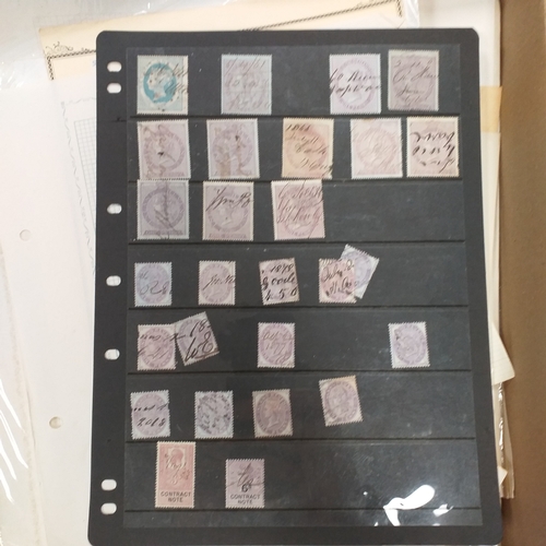 31 - Box of album leaves - 100's mostly Commonwealth, some foreign - viewing required