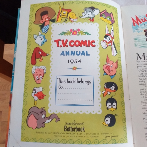 41 - TV Comic - 1st Annual 1954 a super, colourful annual.