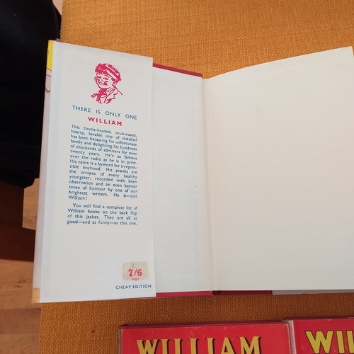 43 - William Books by Richmal Compton all 1960's editions, very clean in bright, undamaged jackets.  4 ti... 