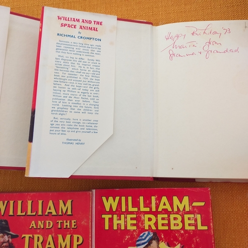 43 - William Books by Richmal Compton all 1960's editions, very clean in bright, undamaged jackets.  4 ti... 