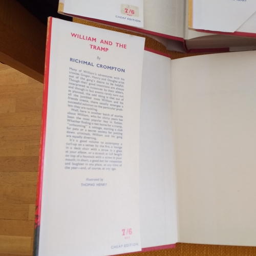 43 - William Books by Richmal Compton all 1960's editions, very clean in bright, undamaged jackets.  4 ti... 
