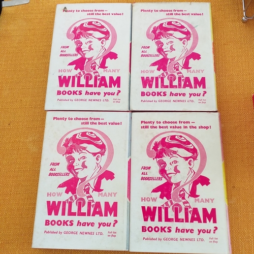 43 - William Books by Richmal Compton all 1960's editions, very clean in bright, undamaged jackets.  4 ti... 