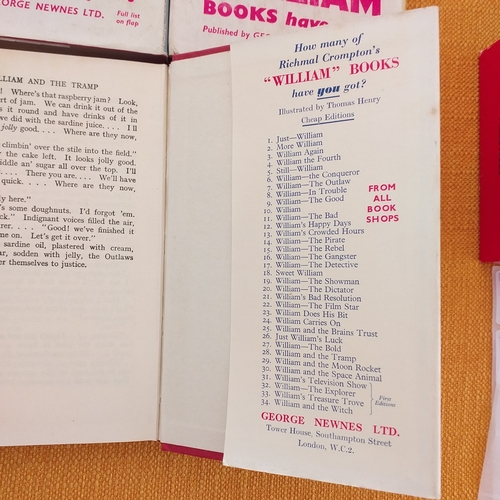 43 - William Books by Richmal Compton all 1960's editions, very clean in bright, undamaged jackets.  4 ti... 