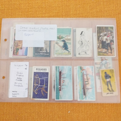 48 - Small lot of very scarce odds in leaves.  Mixed condition, most have faults