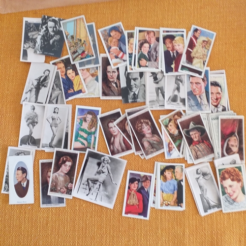 50 - Box of Film Star Cards (220+) Cat £130+