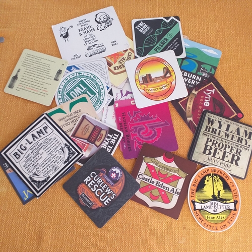 54 - Beermats - 40+ very clean mats from North Eastern Breweries