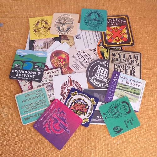 54 - Beermats - 40+ very clean mats from North Eastern Breweries