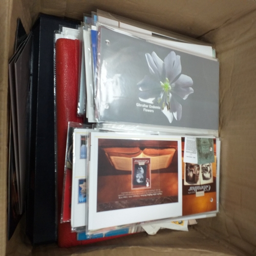 7 - Box: Gibraltar contains presentation packs, year packs, sheetlets & covers. There are 3 collections,... 