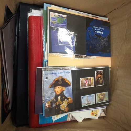7 - Box: Gibraltar contains presentation packs, year packs, sheetlets & covers. There are 3 collections,... 