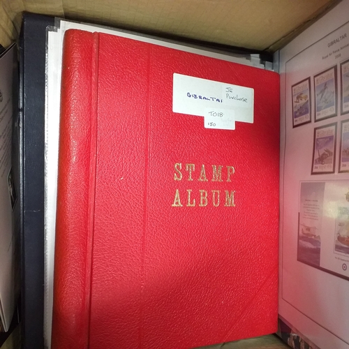 7 - Box: Gibraltar contains presentation packs, year packs, sheetlets & covers. There are 3 collections,... 