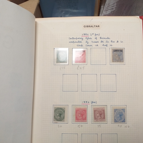 7 - Box: Gibraltar contains presentation packs, year packs, sheetlets & covers. There are 3 collections,... 