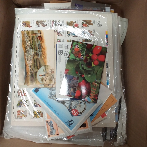 11 - Glory Box, All world, includes stamps, miniature sheets and sheetlets, presentation packs and a few ... 
