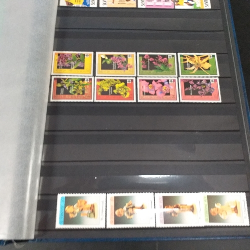 12 - Box: 6 Stock books and albums, contain collections from Jamaica, Malaysia, Football thematics and 2 ... 