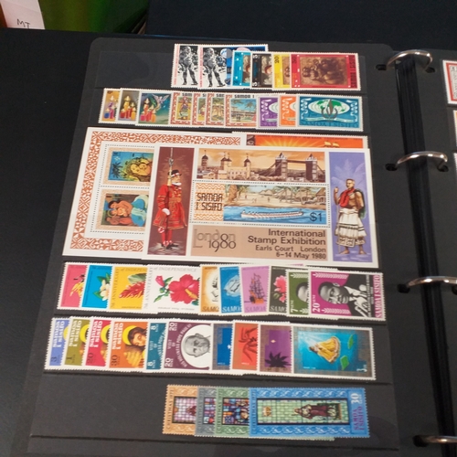 12 - Box: 6 Stock books and albums, contain collections from Jamaica, Malaysia, Football thematics and 2 ... 